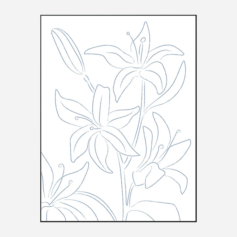 Lillies No 01 Art Print