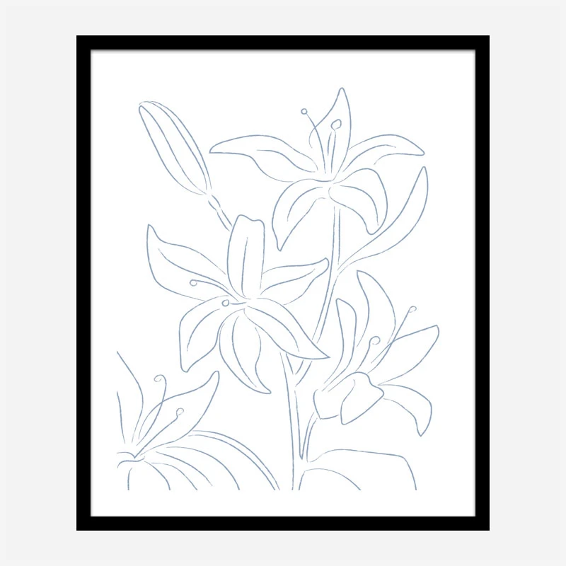Lillies No 01 Art Print