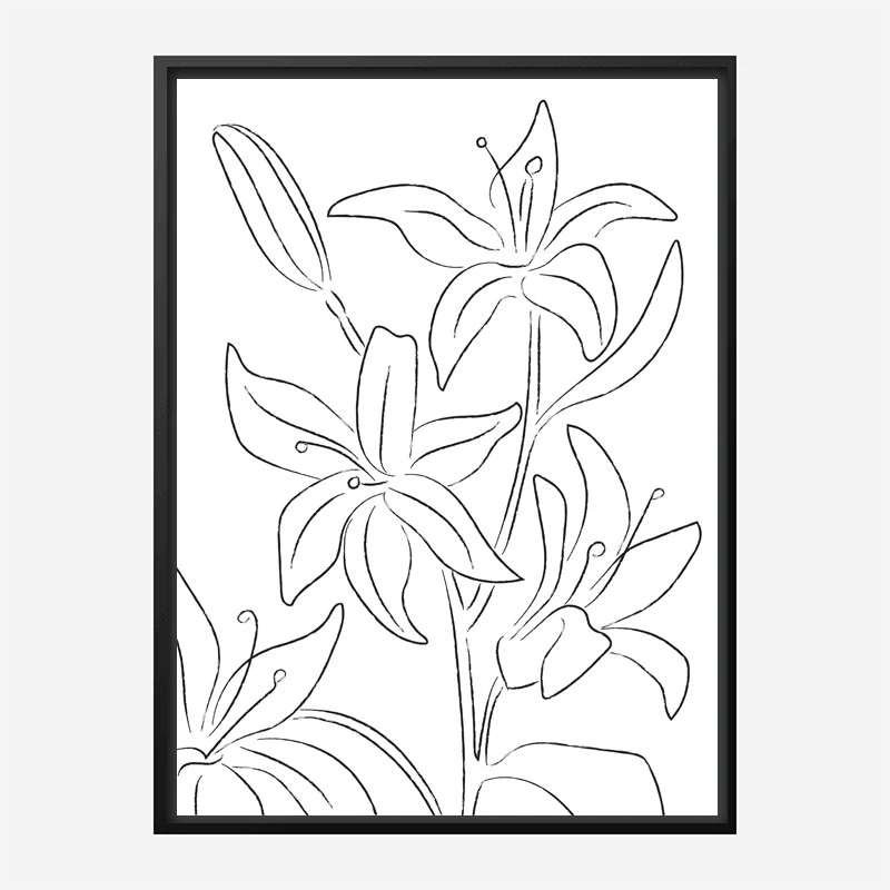 Lillies No 02 Art Print