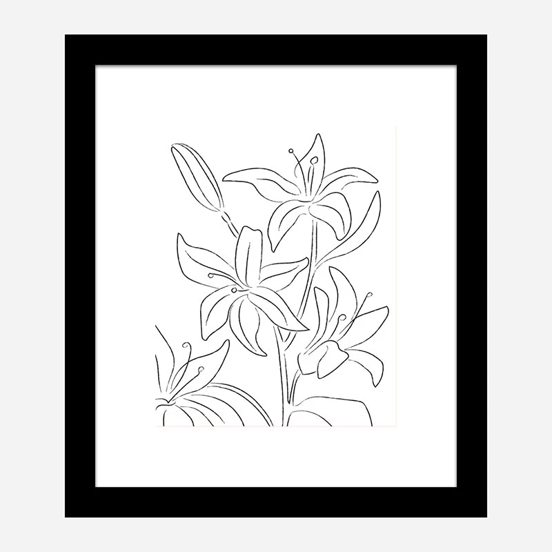 Lillies No 02 Art Print