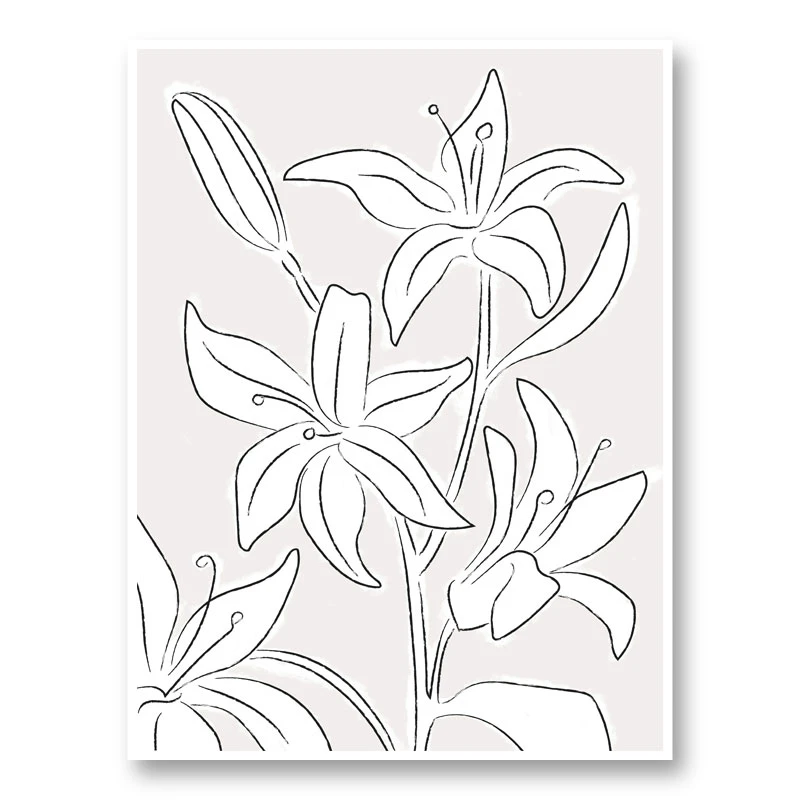 Lillies No 03 Art Print