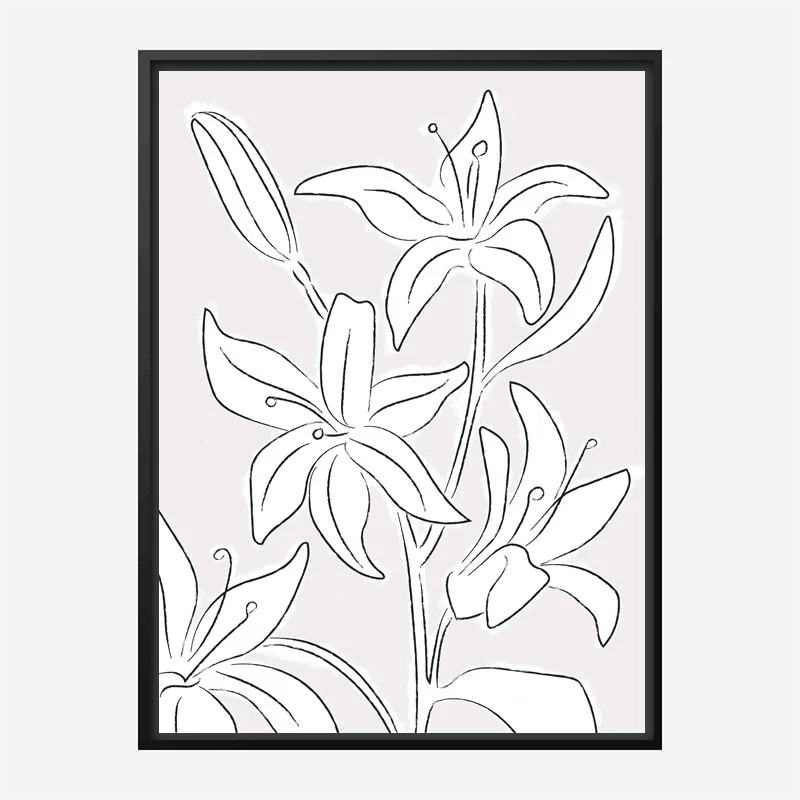 Lillies No 03 Art Print