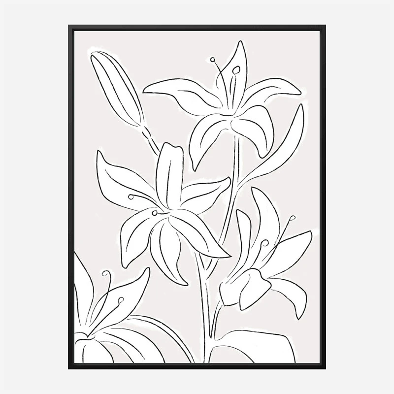 Lillies No 03 Art Print