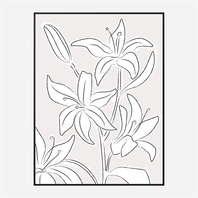 Lillies No 03 Art Print