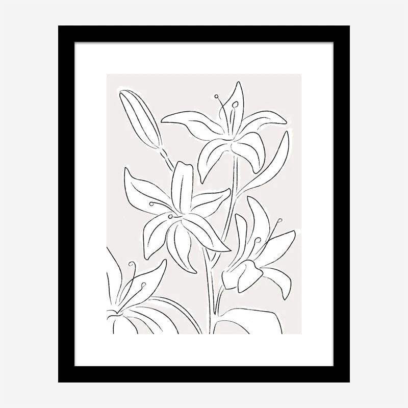 Lillies No 03 Art Print