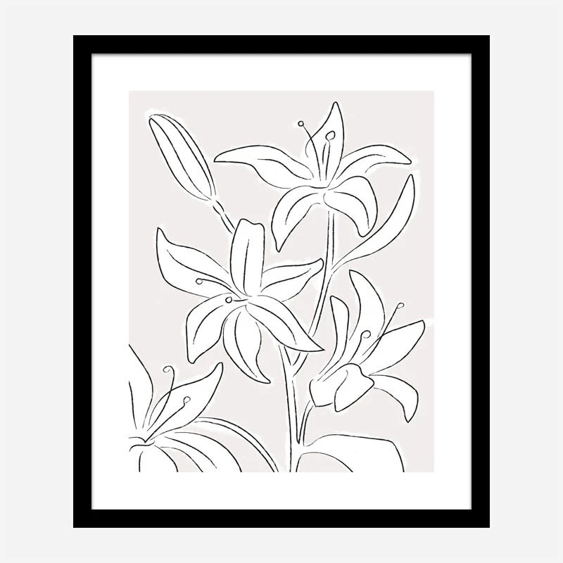 Lillies No 03 Art Print