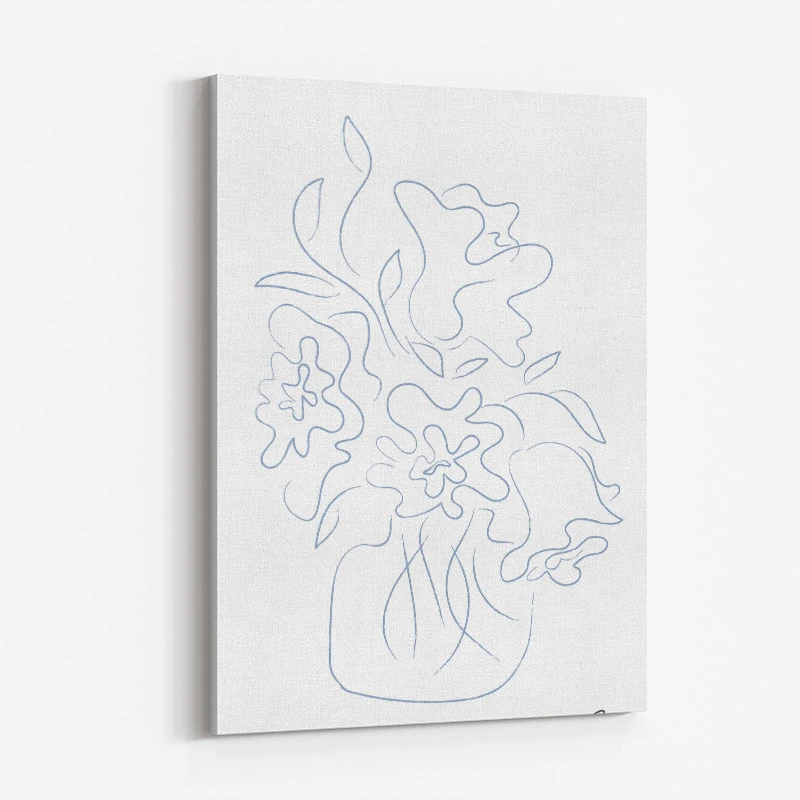 Flower Bouquet Sketch Art Print