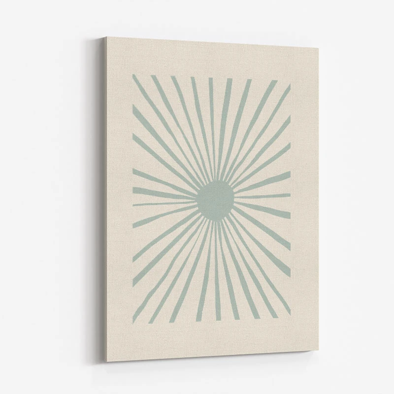 The Sun Grey Art Print