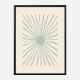 The Sun Grey Art Print