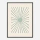 The Sun Grey Art Print