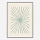The Sun Grey Art Print