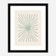 The Sun Grey Art Print
