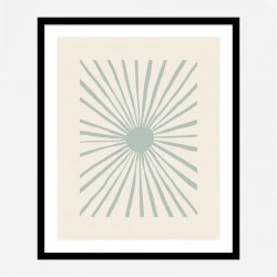 The Sun Grey Art Print