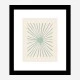 The Sun Grey Art Print