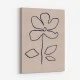 Oil Pastel Flower Blue Art Print