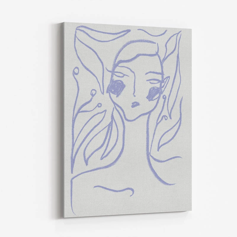 Gaia Lilac Art Print