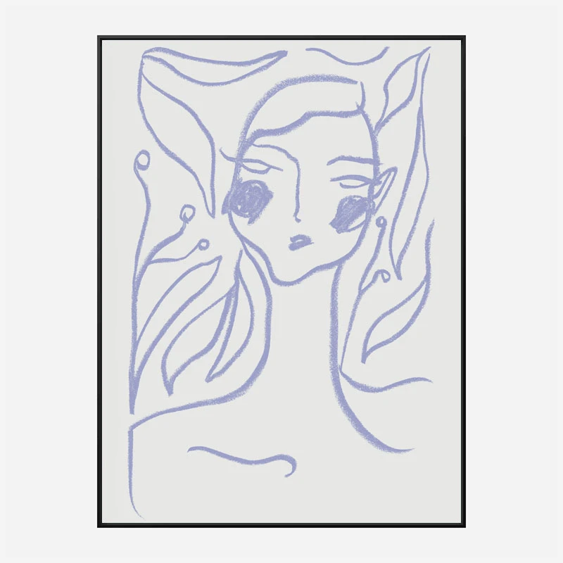 Gaia Lilac Art Print