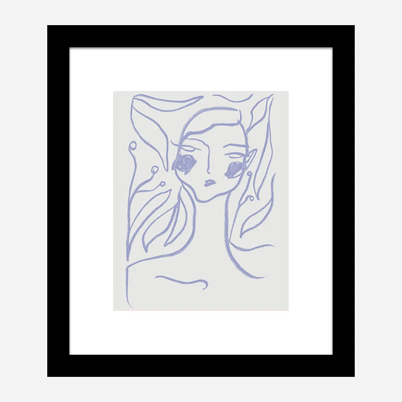 Gaia Lilac Art Print