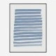Blue Strokes Art Print