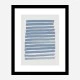 Blue Strokes Art Print