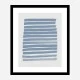 Blue Strokes Art Print
