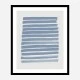 Blue Strokes Art Print