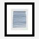 Blue Strokes Art Print