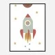 Solar Rocket Art Print