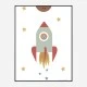 Solar Rocket Art Print