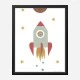 Solar Rocket Art Print