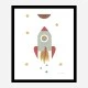 Solar Rocket Art Print
