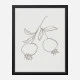 Pomegranate Green Art Print