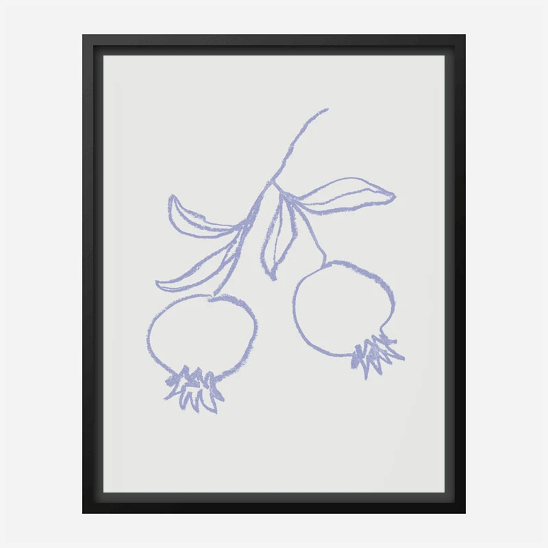 Pomegranate Lilac Art Print