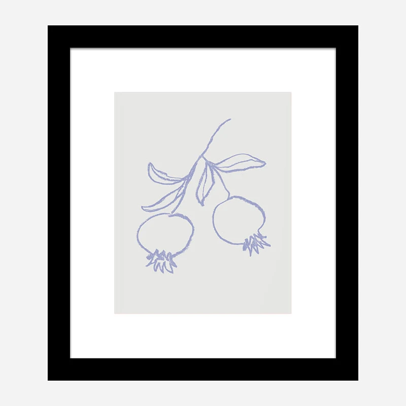 Pomegranate Lilac Art Print