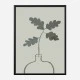 Green Oak Plant Art Print