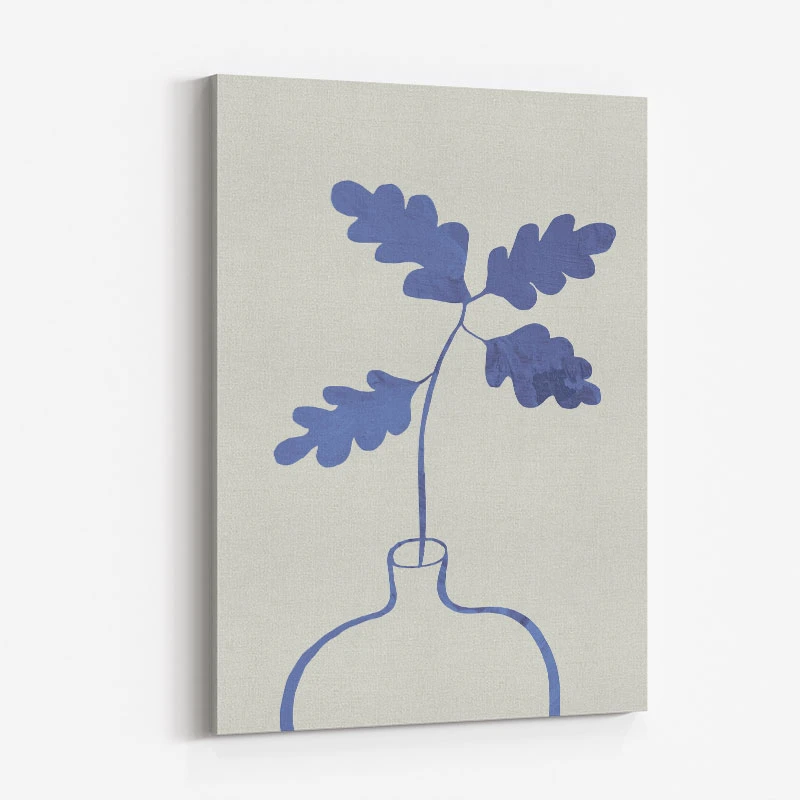 Blue Oak Plant Art Print