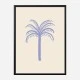 Lilac Palm Art Print