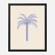 Lilac Palm Art Print