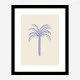 Lilac Palm Art Print