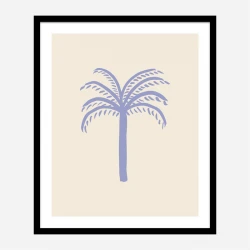 Lilac Palm Art Print