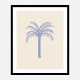 Lilac Palm Art Print