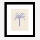 Lilac Palm Art Print