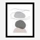 New Shapes Beige 4 Art Print