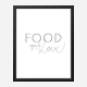 Food is Love Wall Art Print