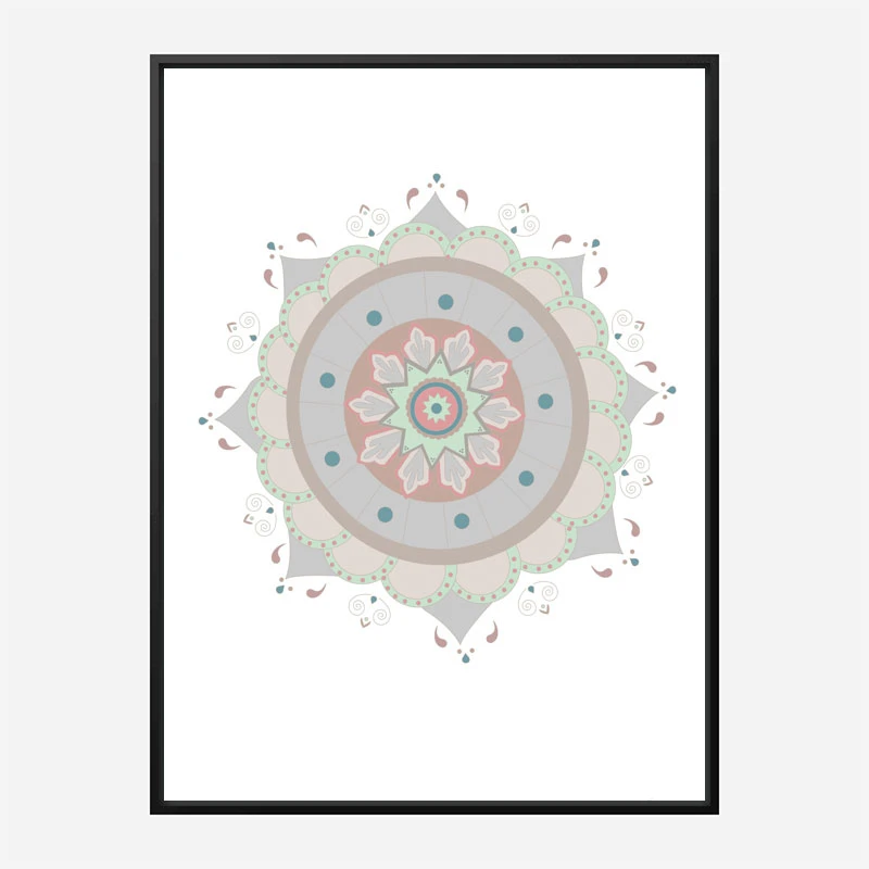 Mandala Fiesta Wall Art Print