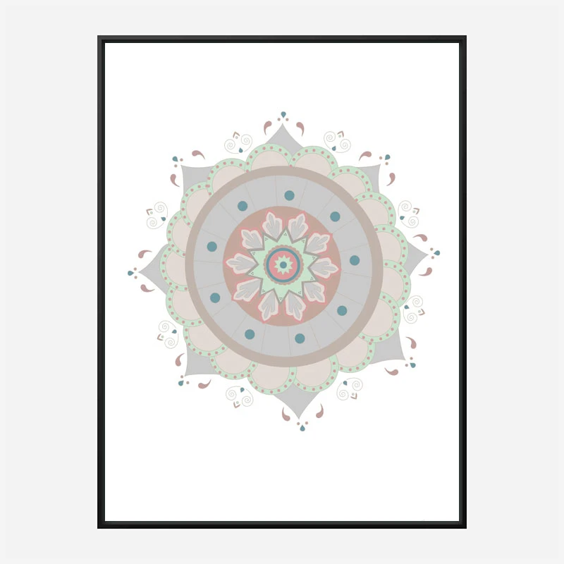 Mandala Fiesta Wall Art Print