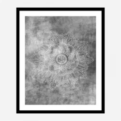Mandala Smokey Wall Art Print