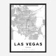 Las Vegas Nevada City Map Art Print