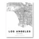 Los Angeles California City Map Art Print