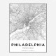 Philadelphia Pennsylvania City Map Art Print